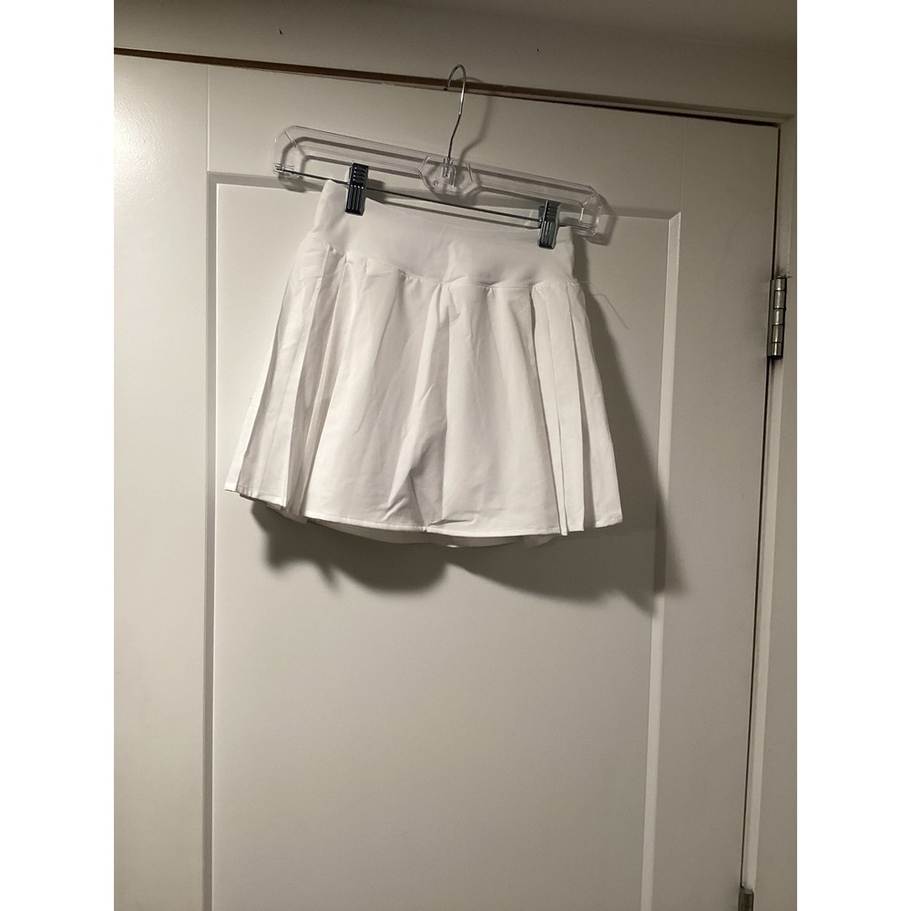 Lululemon Varsity Pleated Skirt White Tennis Golf Athletic Mini Skirt Size 0